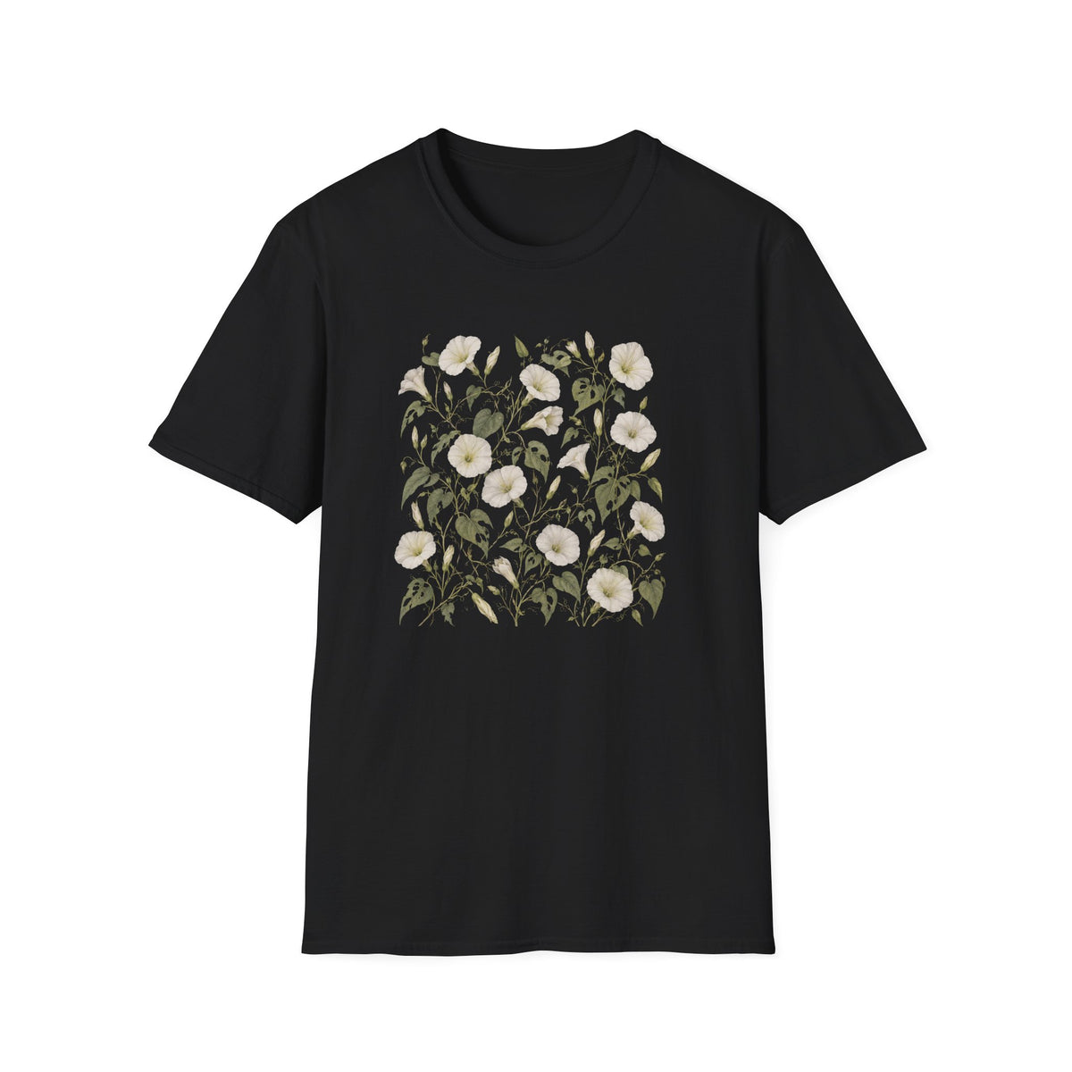 White Morning-Glory T-Shirt
