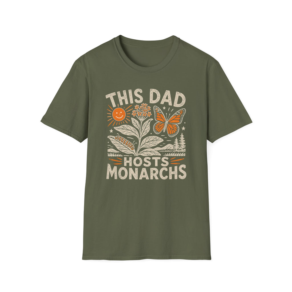This Dad Hosts Monarchs T-Shirt