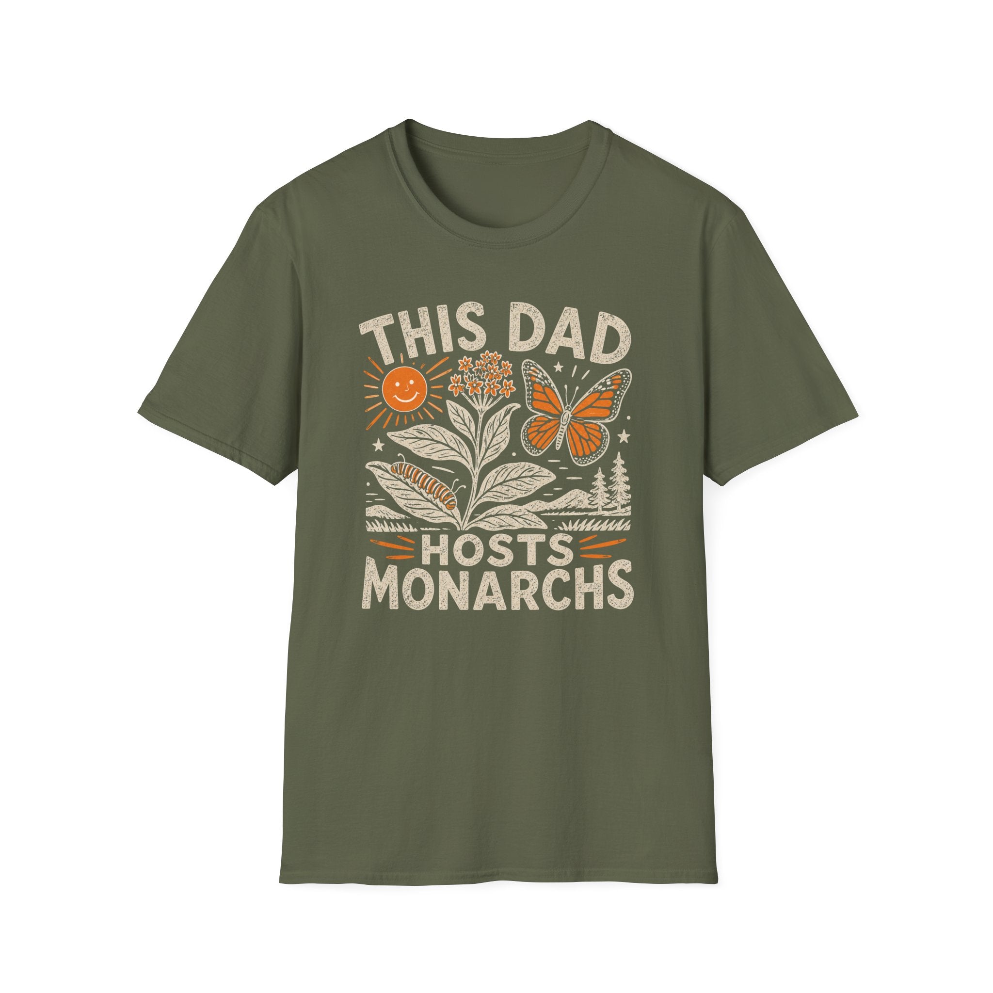 This Dad Hosts Monarchs T-Shirt