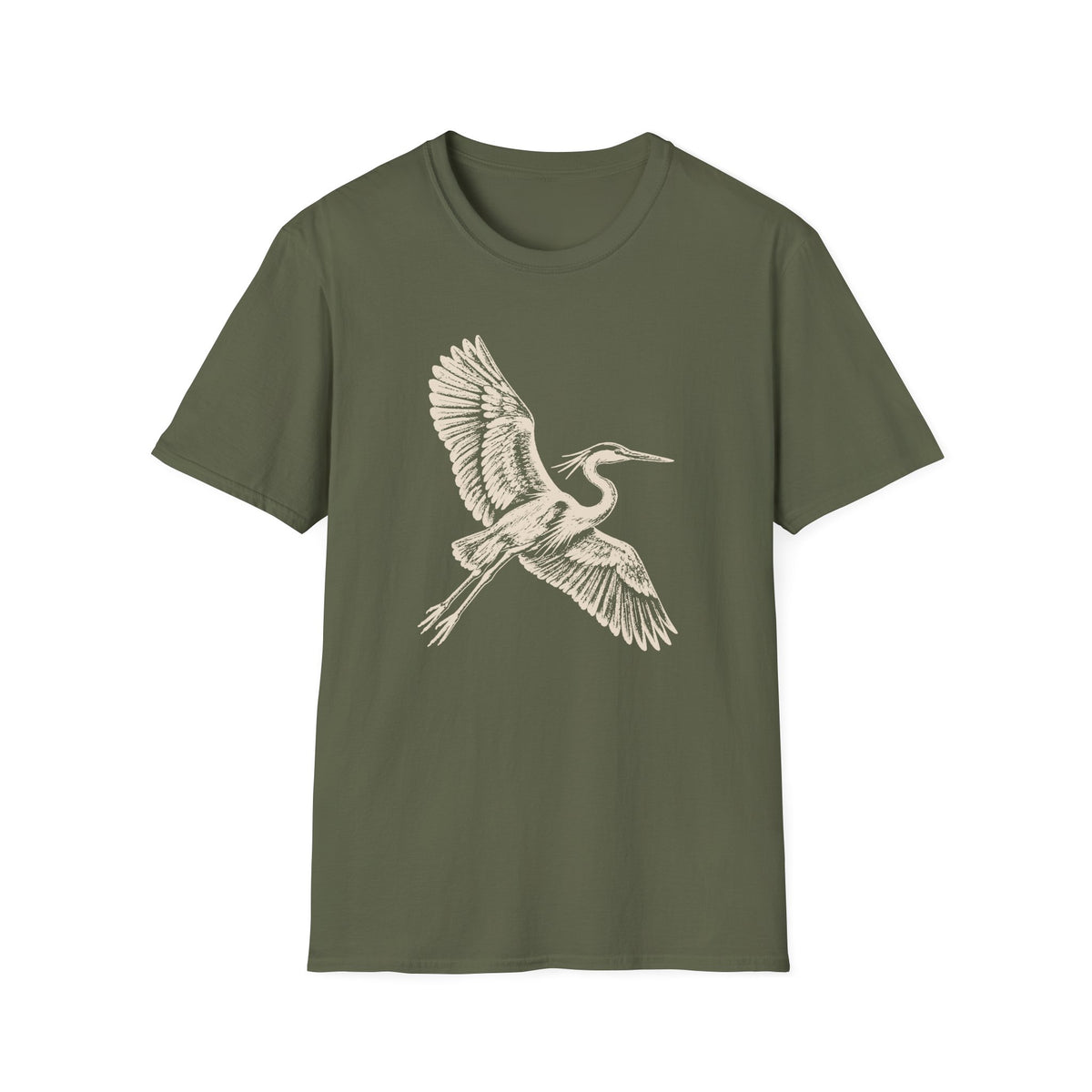 Heron Flying Free T-Shirt