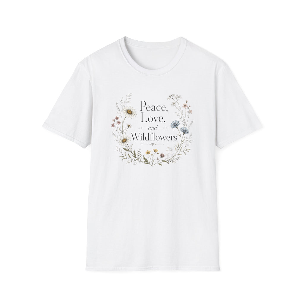 Peace, Love And Wildflowers T-Shirt