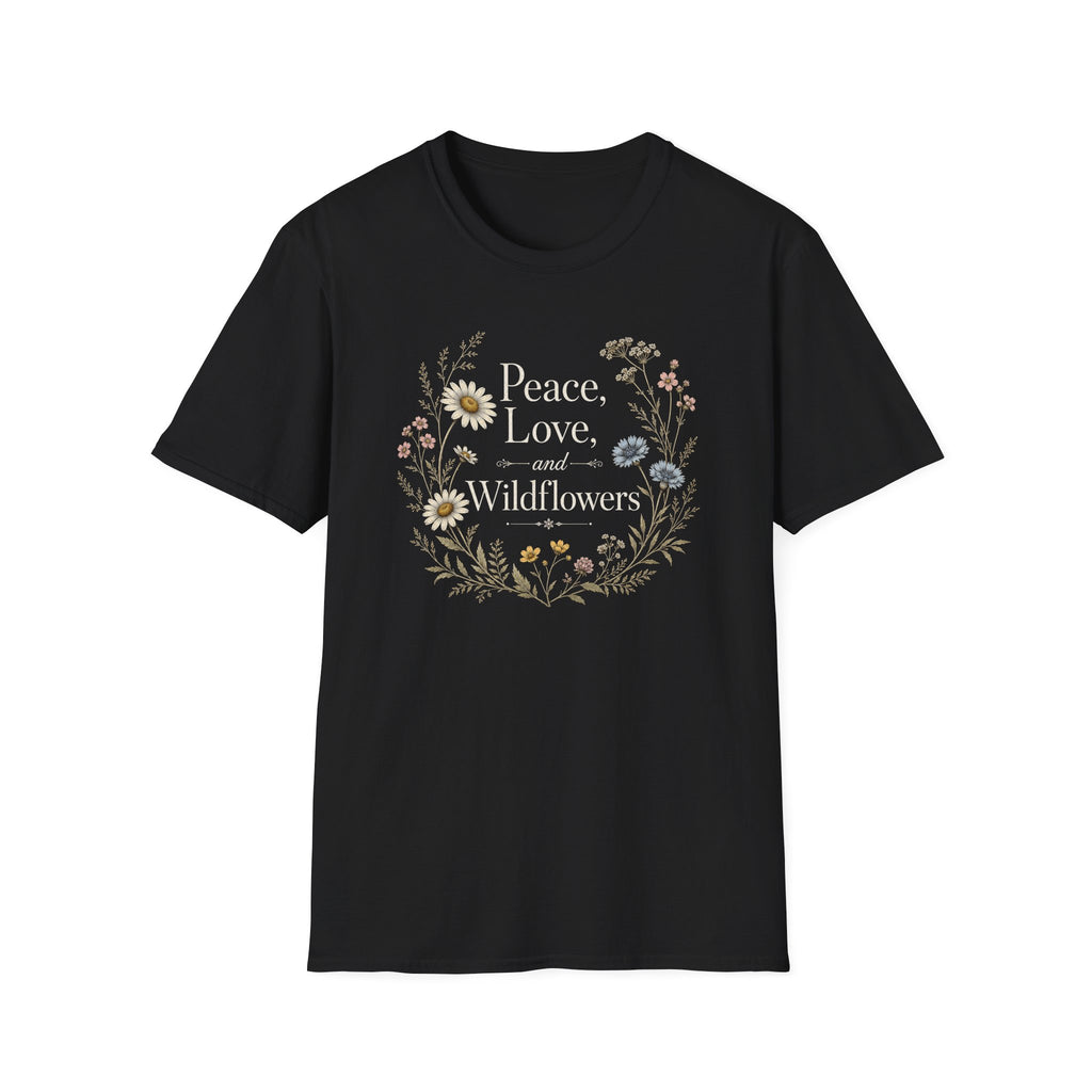Peace, Love And Wildflowers T-Shirt