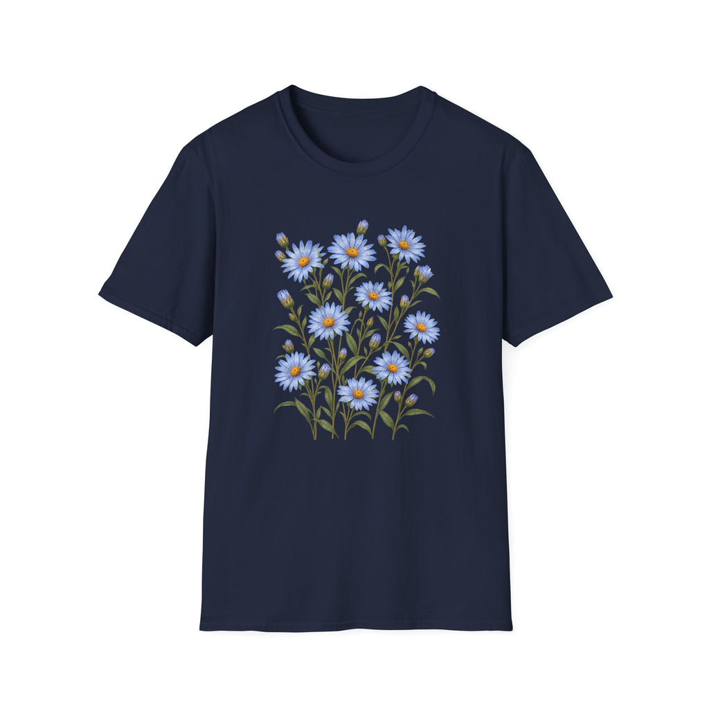 Sky Blue Asters T-Shirt