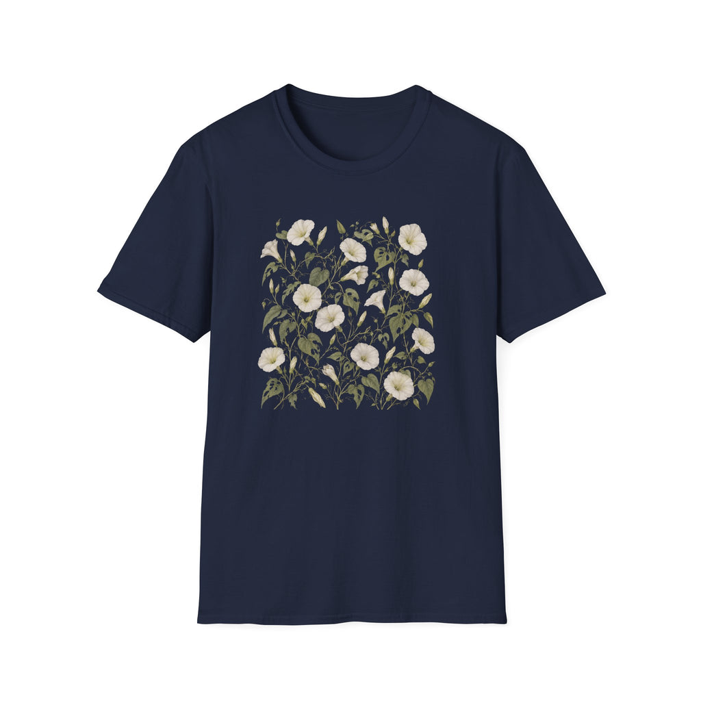 White Morning-Glory T-Shirt