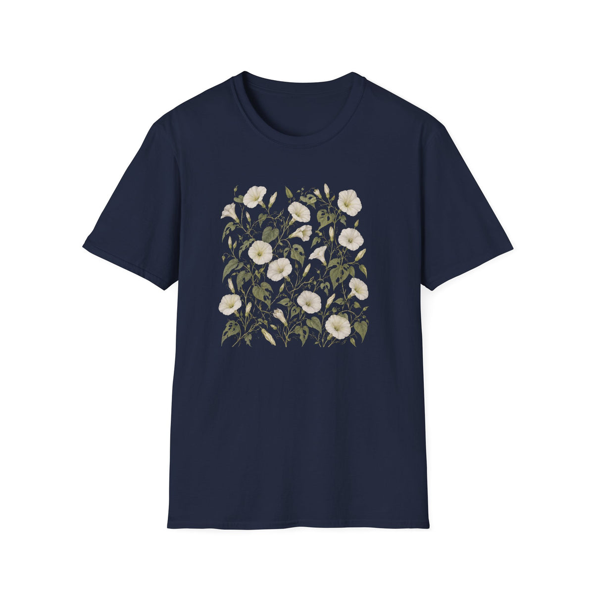 White Morning-Glory T-Shirt
