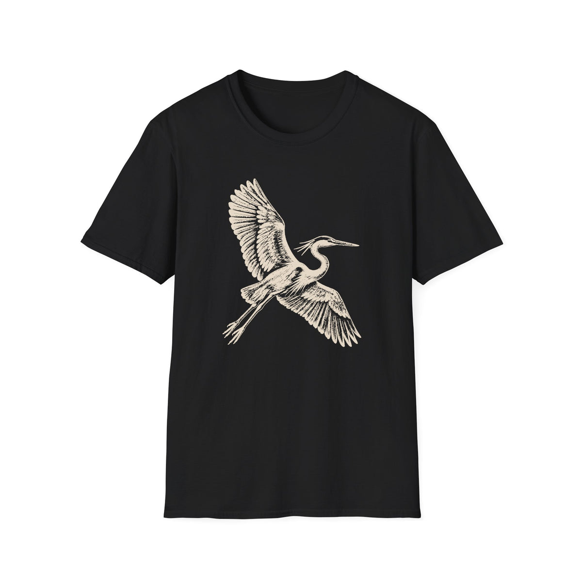 Heron Flying Free T-Shirt