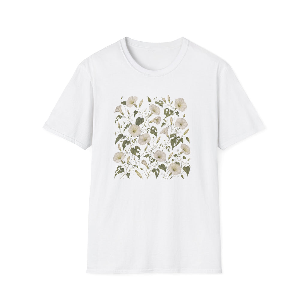 White Morning-Glory T-Shirt