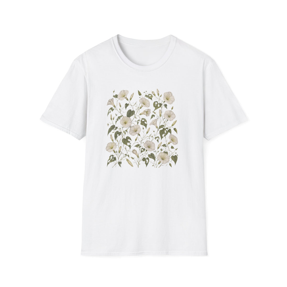 White Morning-Glory T-Shirt