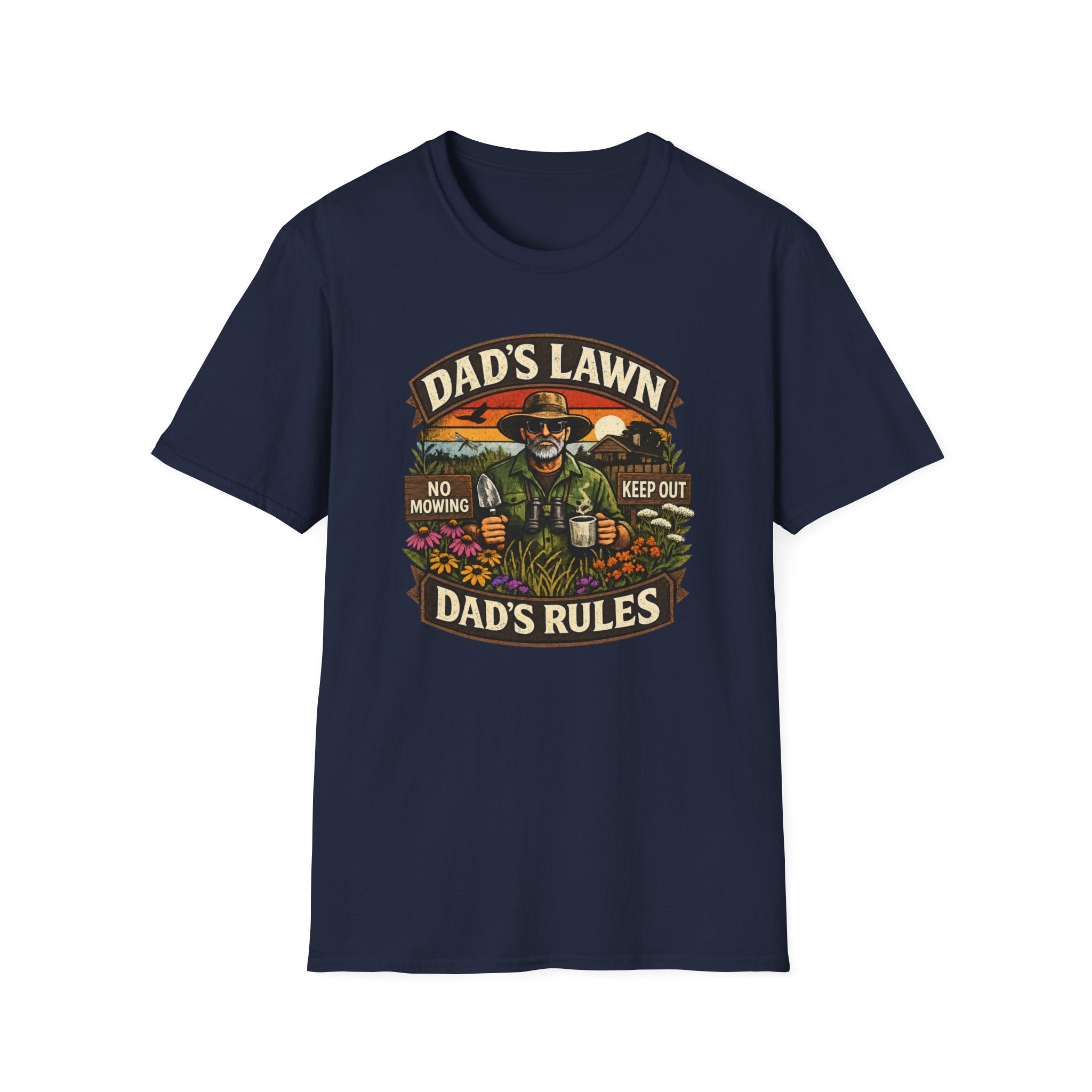 Dad's Lawn, Dad's Rules T-Shirt