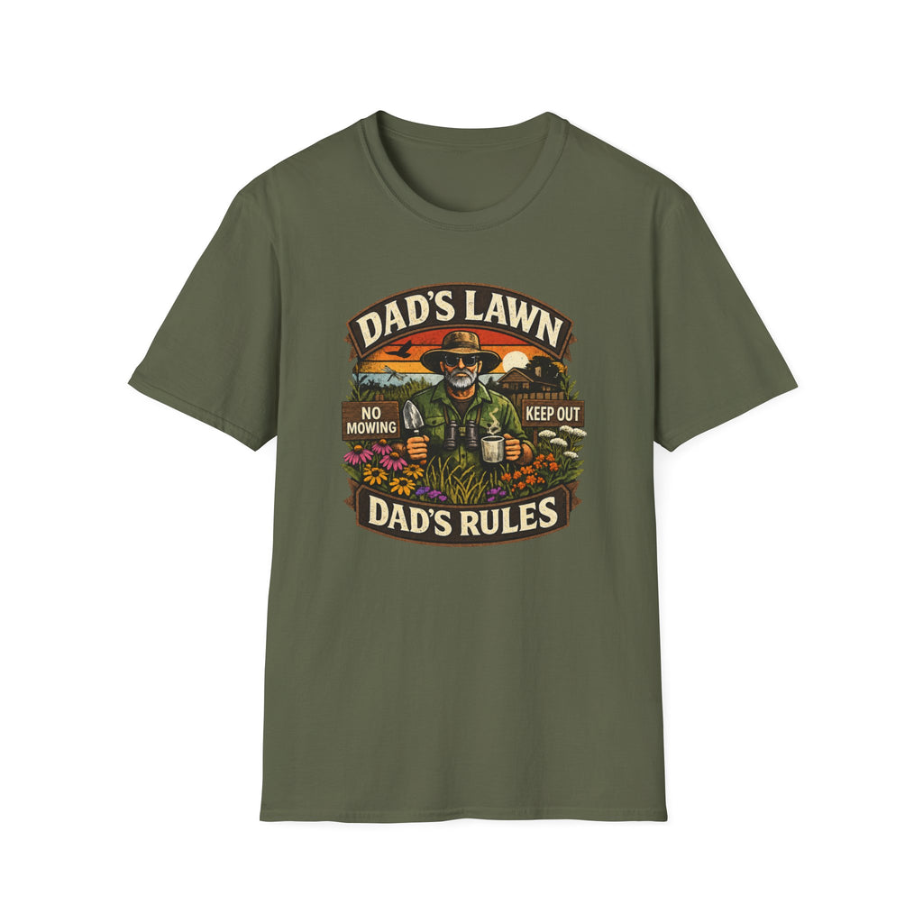 Dad's Lawn, Dad's Rules T-Shirt