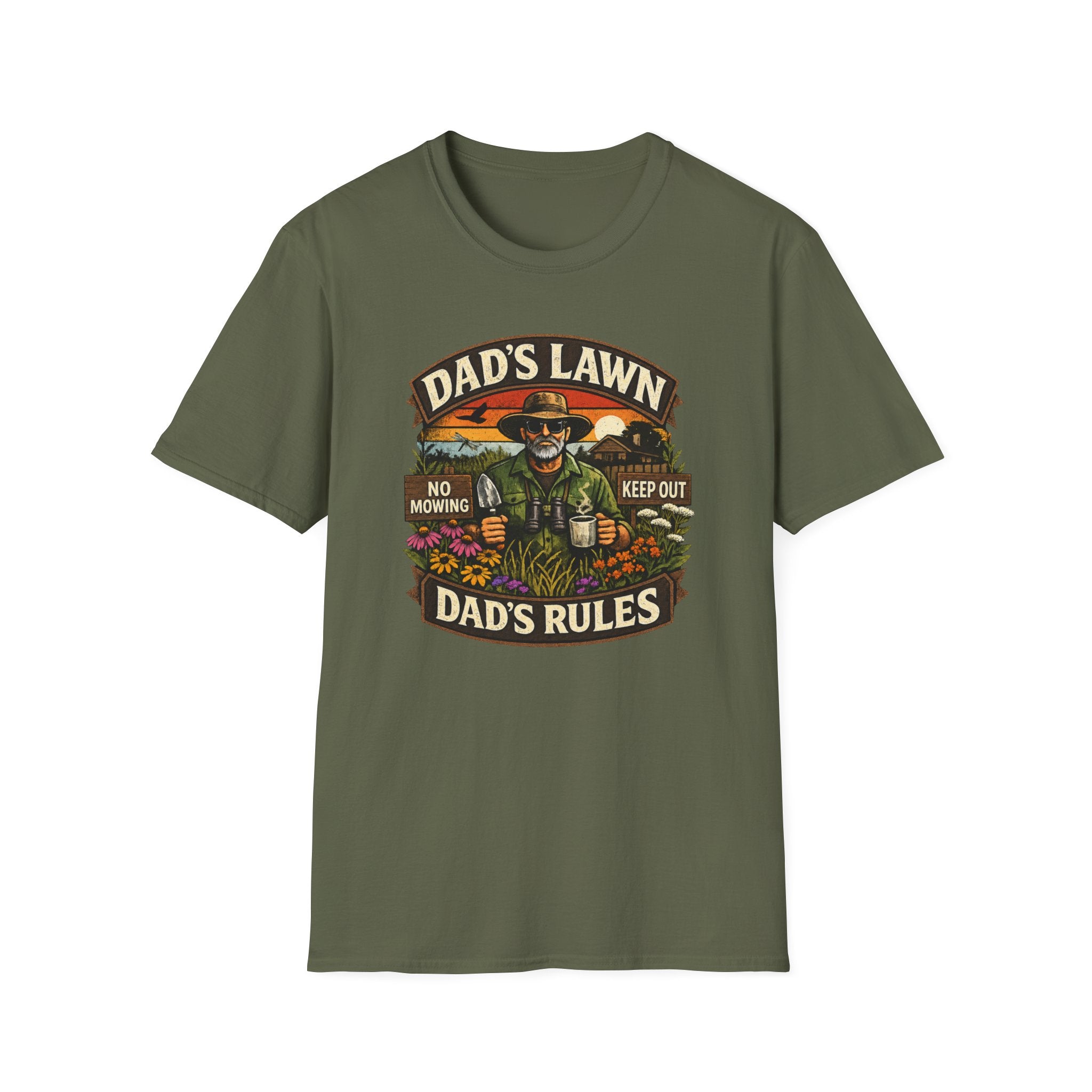 Dad's Lawn, Dad's Rules T-Shirt