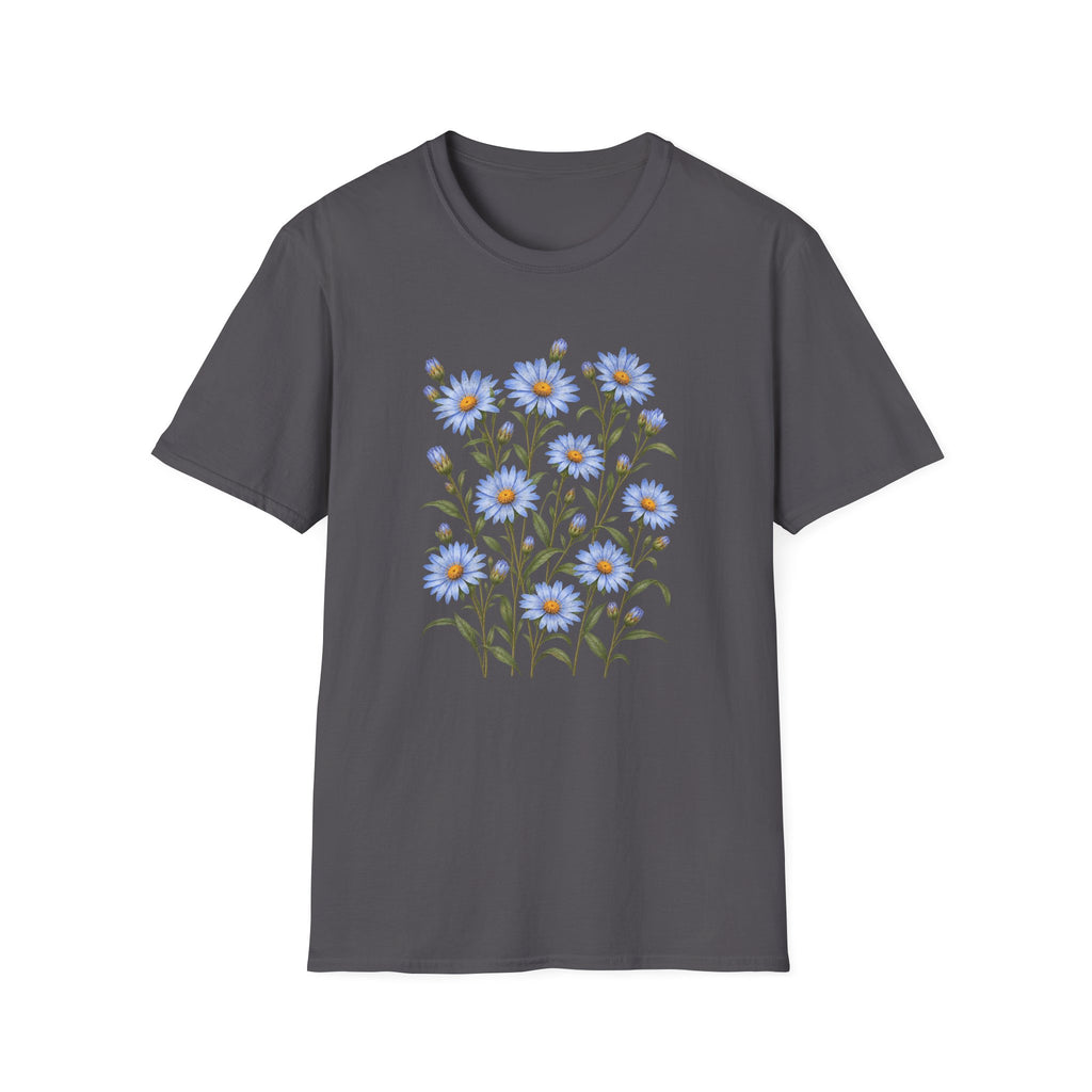 Sky Blue Asters T-Shirt