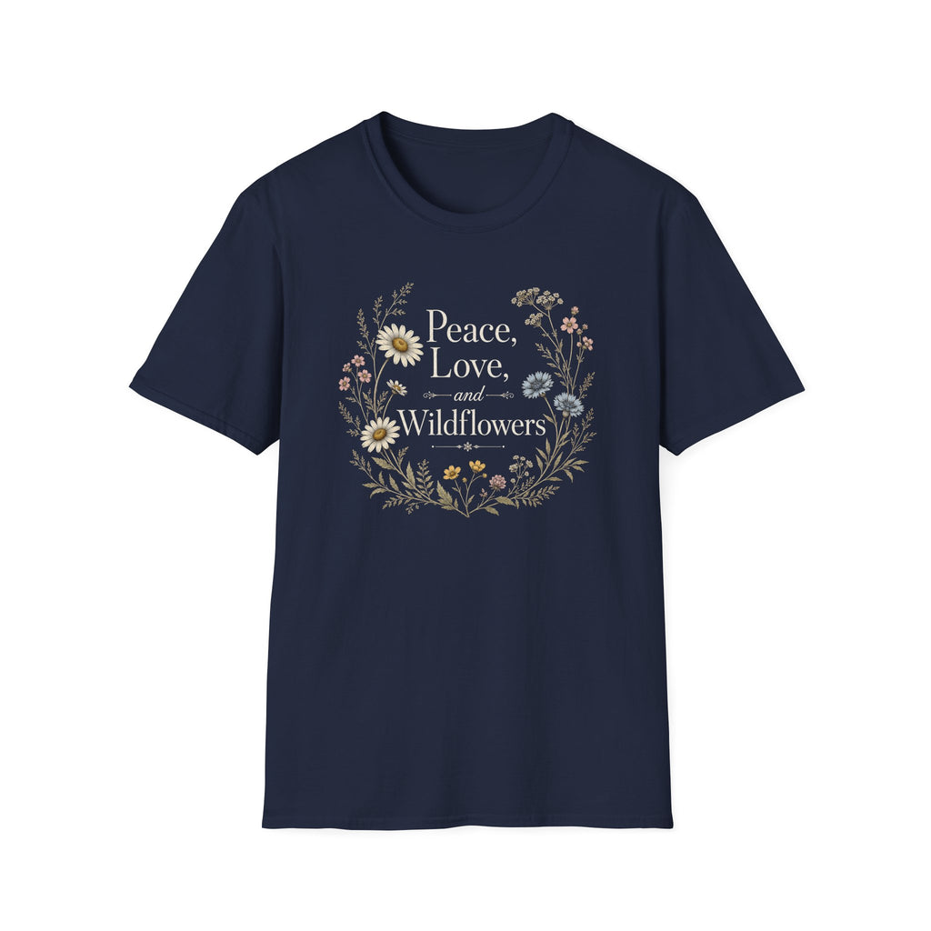 Peace, Love And Wildflowers T-Shirt