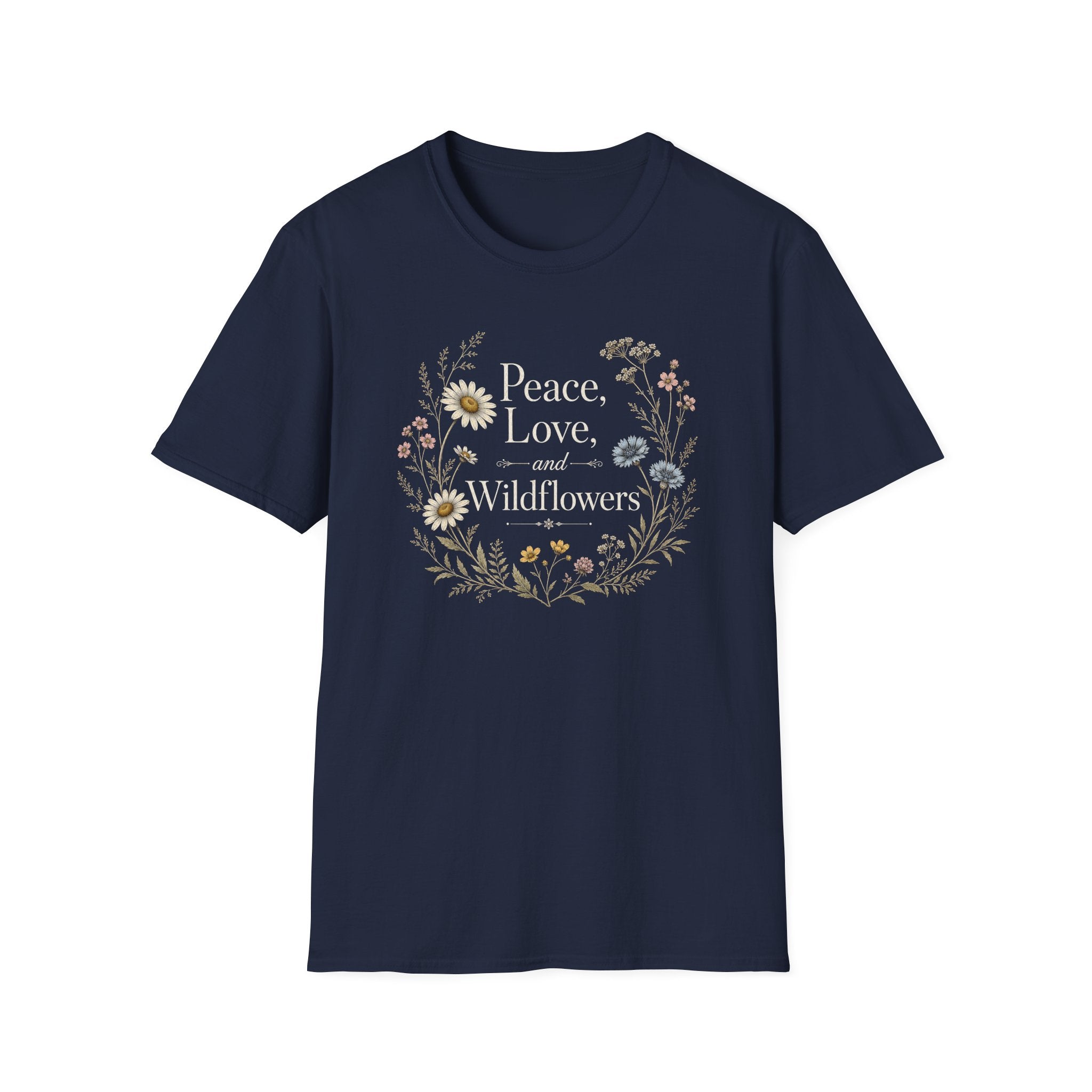 Peace, Love And Wildflowers T-Shirt