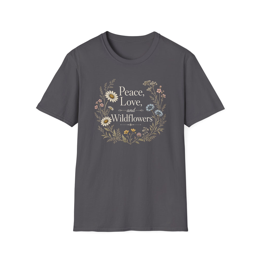 Peace, Love And Wildflowers T-Shirt