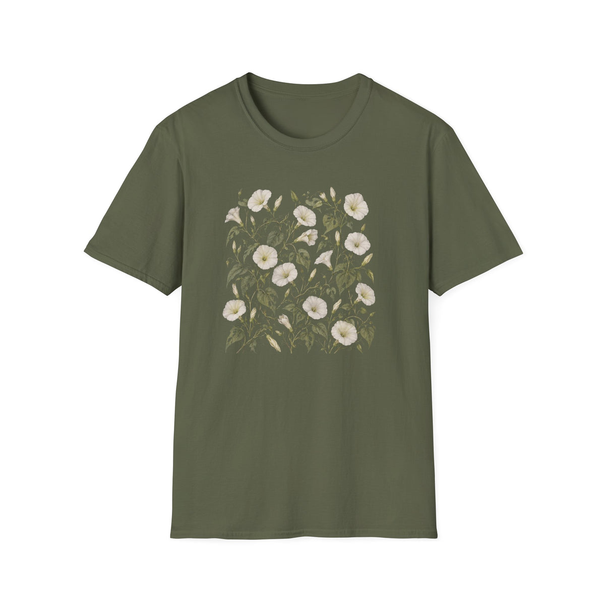 White Morning-Glory T-Shirt