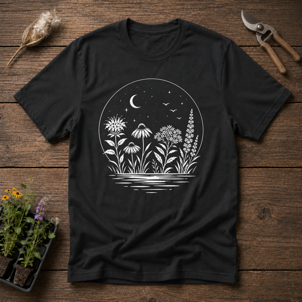 Moonlit Wildflowers T-Shirt