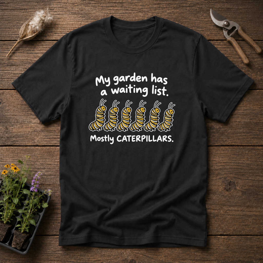 Caterpillar Waiting List T-Shirt in Black