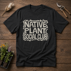 Native Plant Club T-Shirt in Black