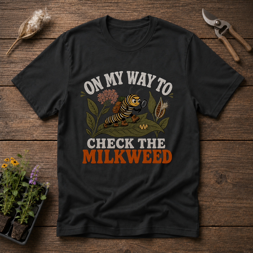Checking The Milkweed T-Shirt