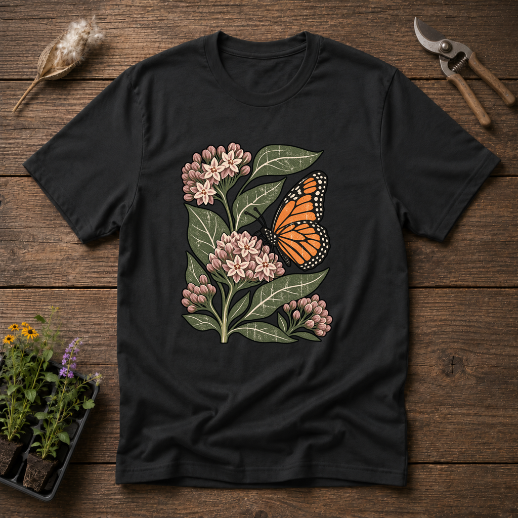Monarch Milkweed Blooms T-Shirt