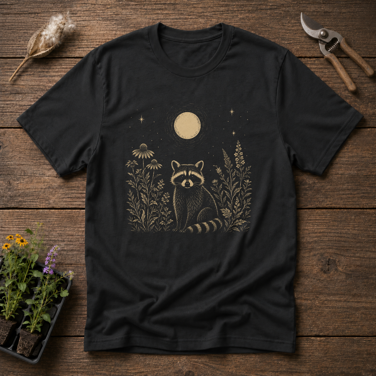 Moonlit Raccoon T-Shirt