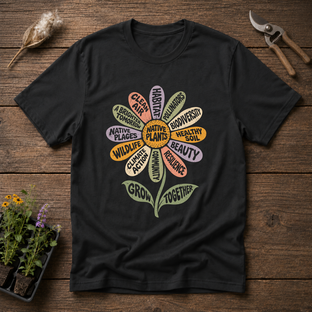 Native Matters T-Shirt in Black
