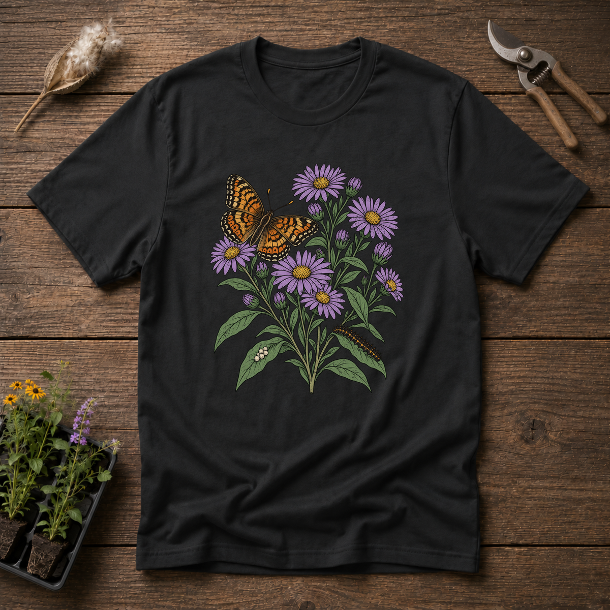 Pearl Crescent Butterfly T-Shirt