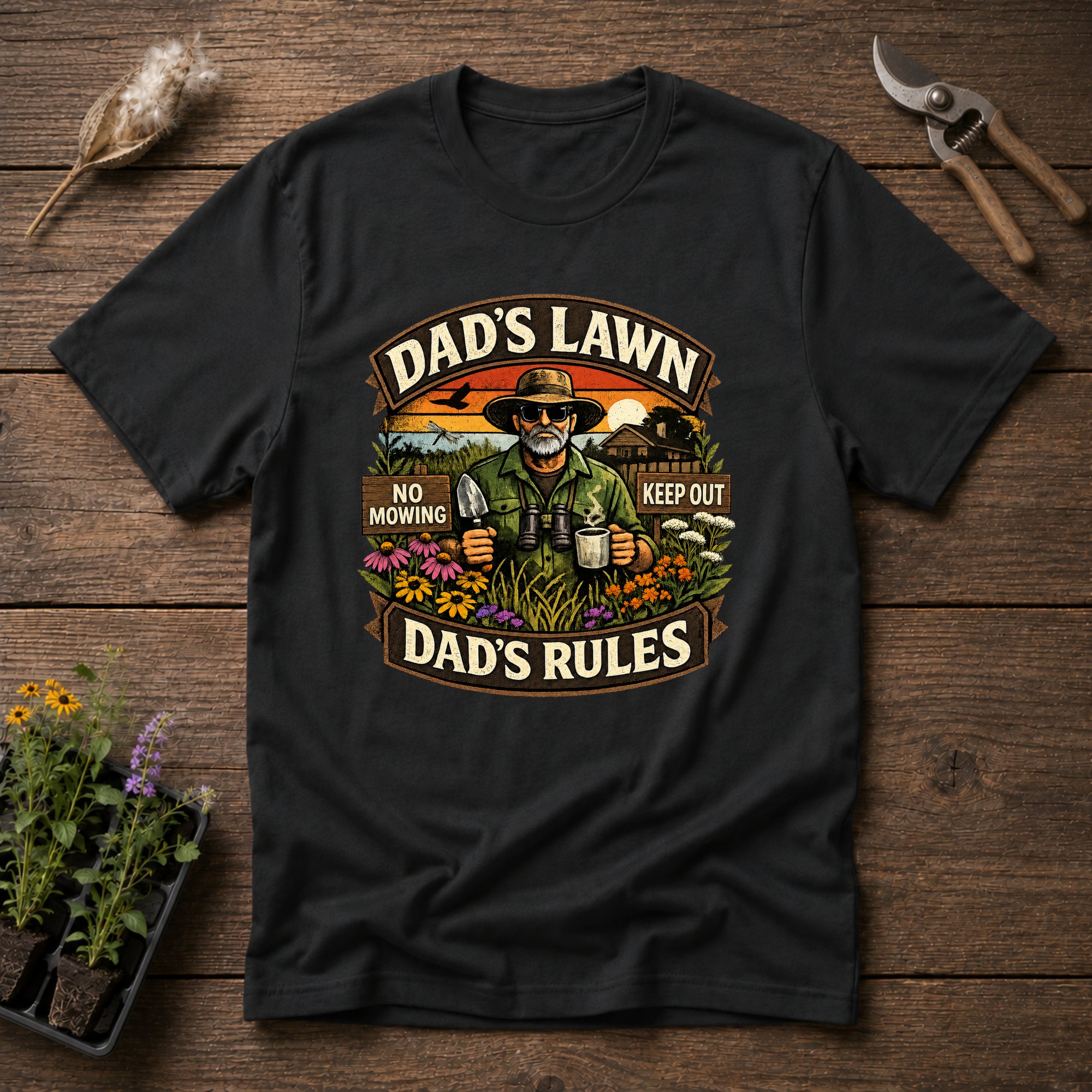Dad's Yard Rules T-Shirt