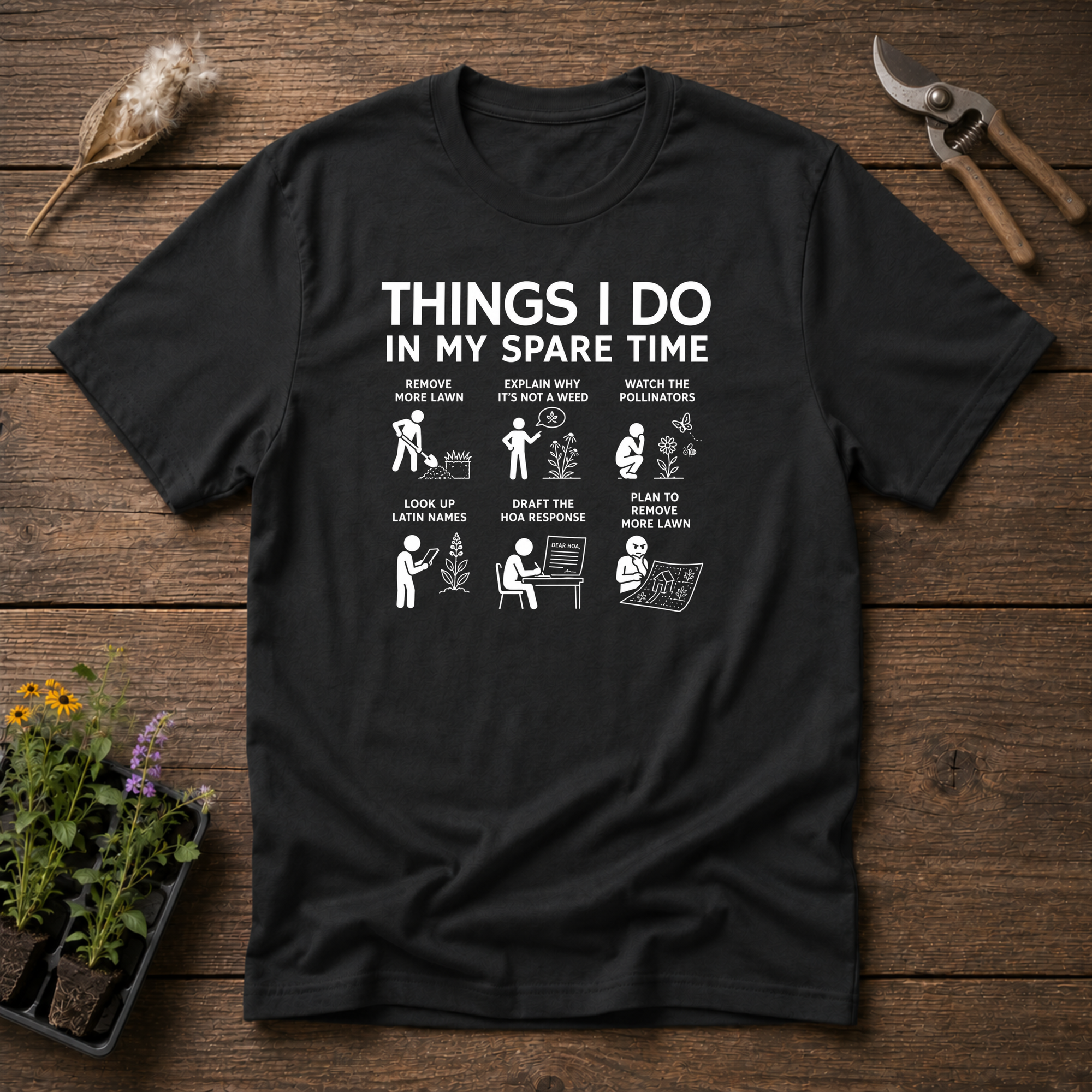 Spare Time Plants T-Shirt