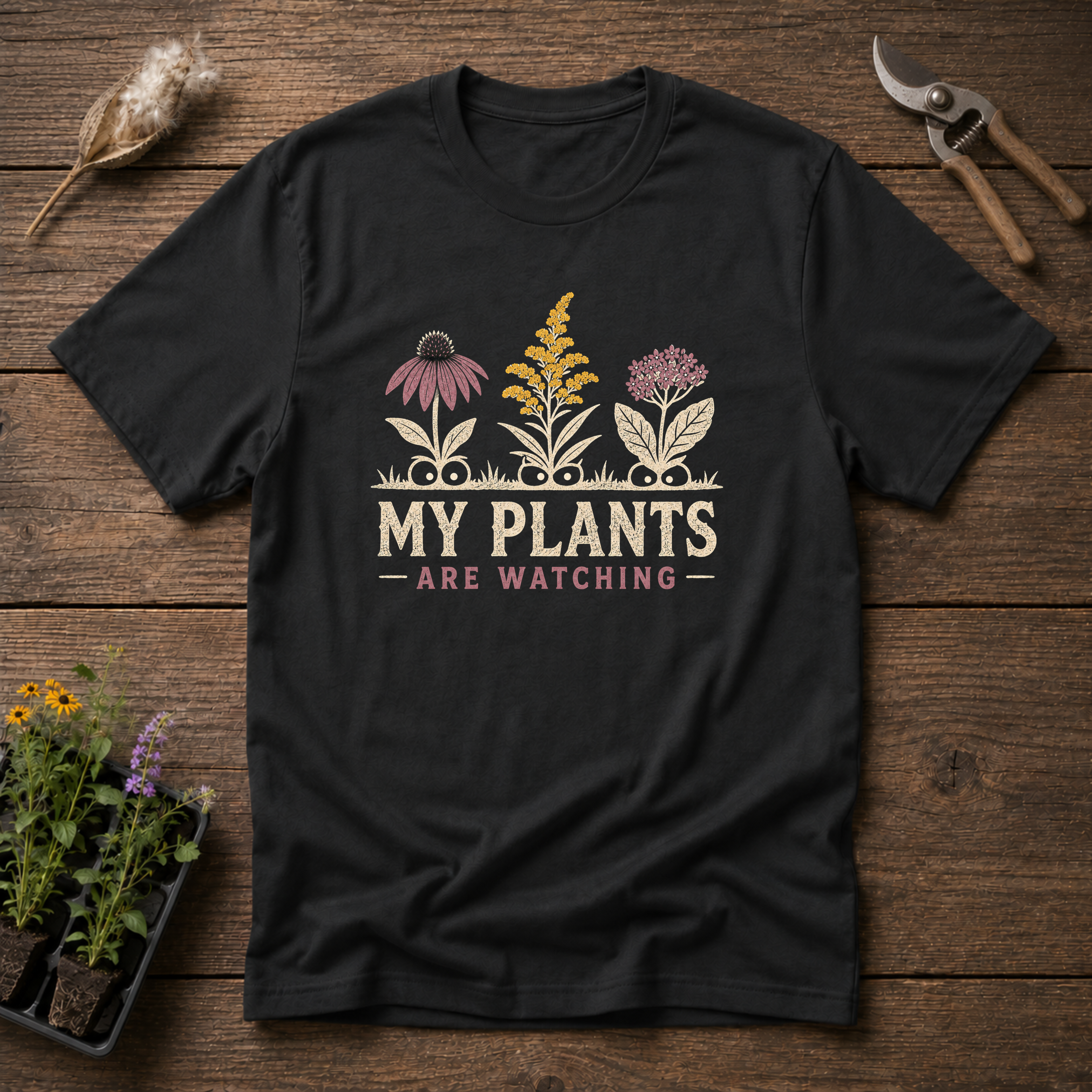My Plants Are Watching T-Shirt