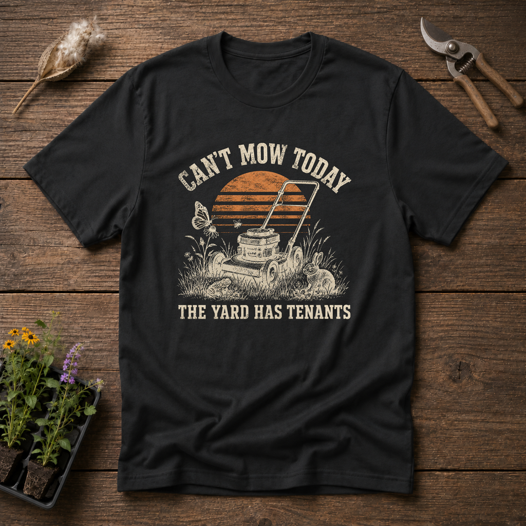 Can't Mow Today T-Shirt