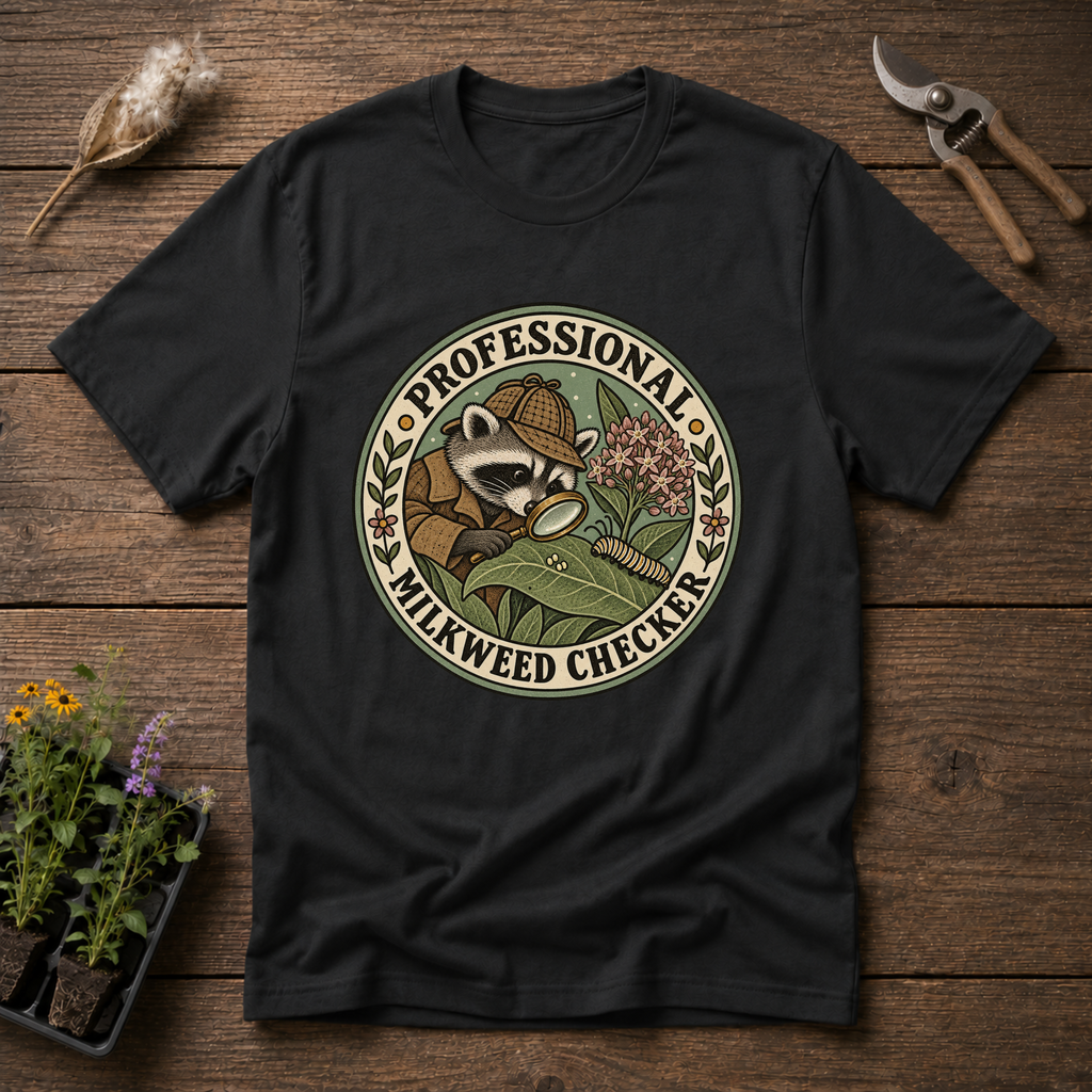 Professional Milkweed Checker T-Shirt