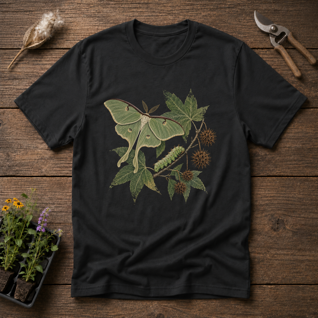 Luna Moth & Sweetgum T-Shirt