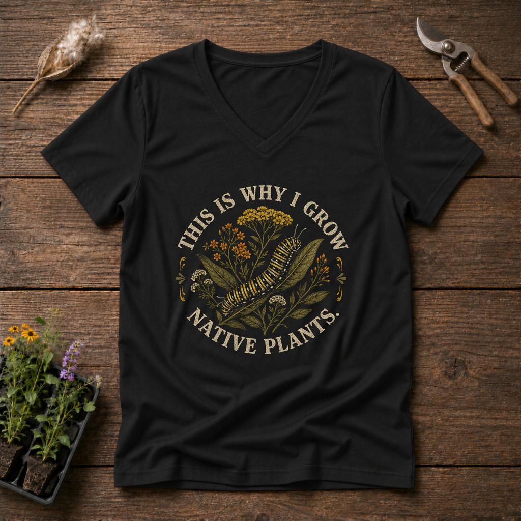 Why I Grow V-Neck Tee