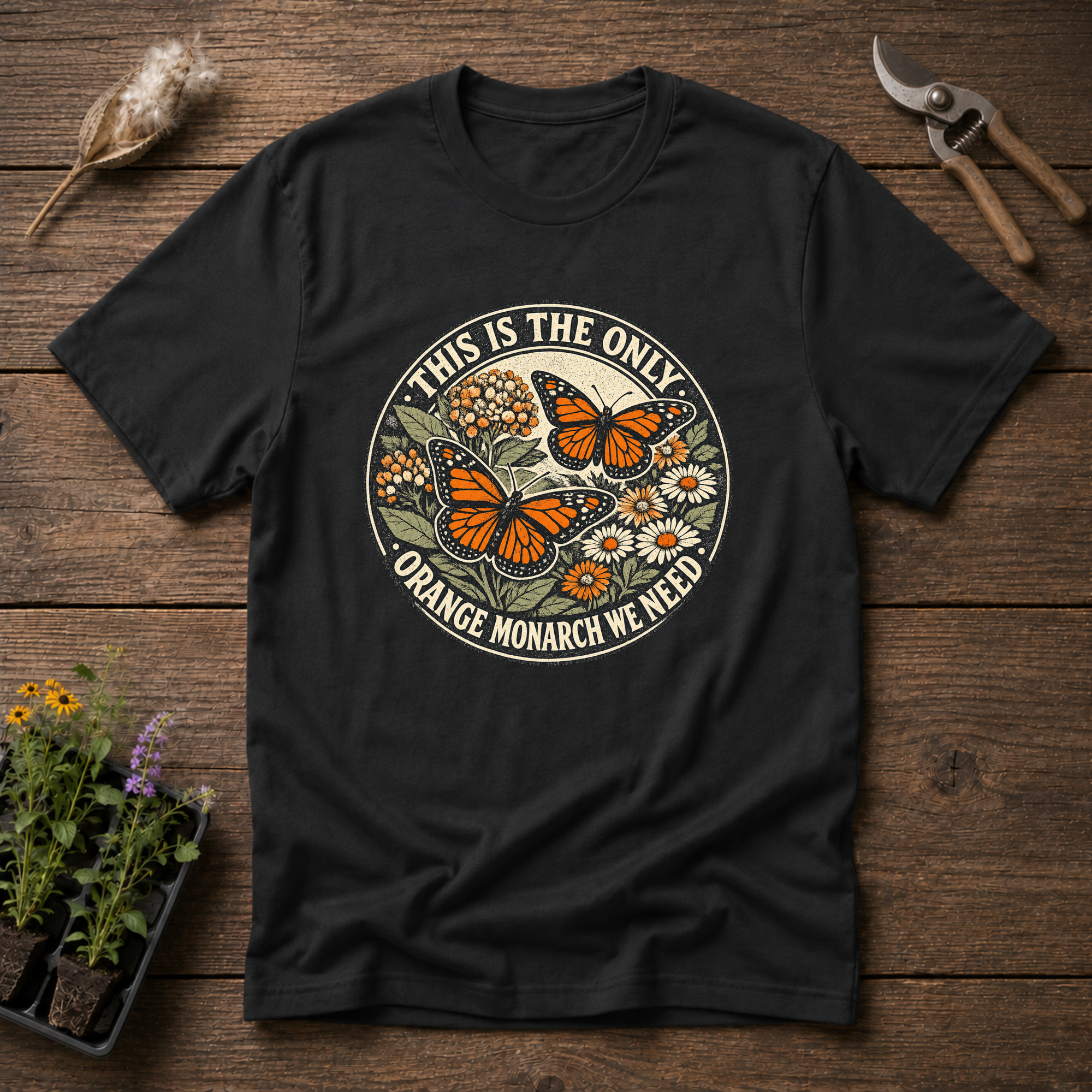 Orange Monarch Only T-Shirt