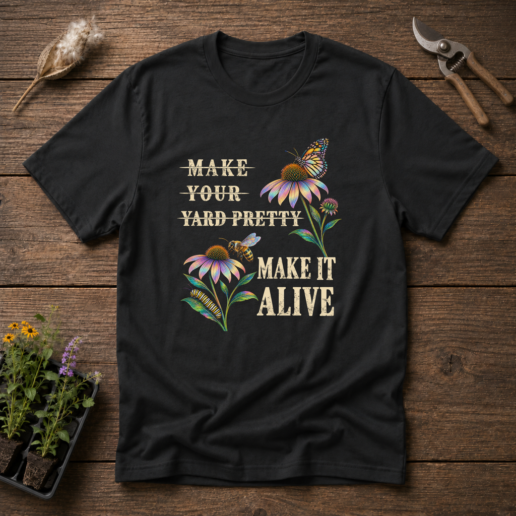 Yard Alive T-Shirt in Black
