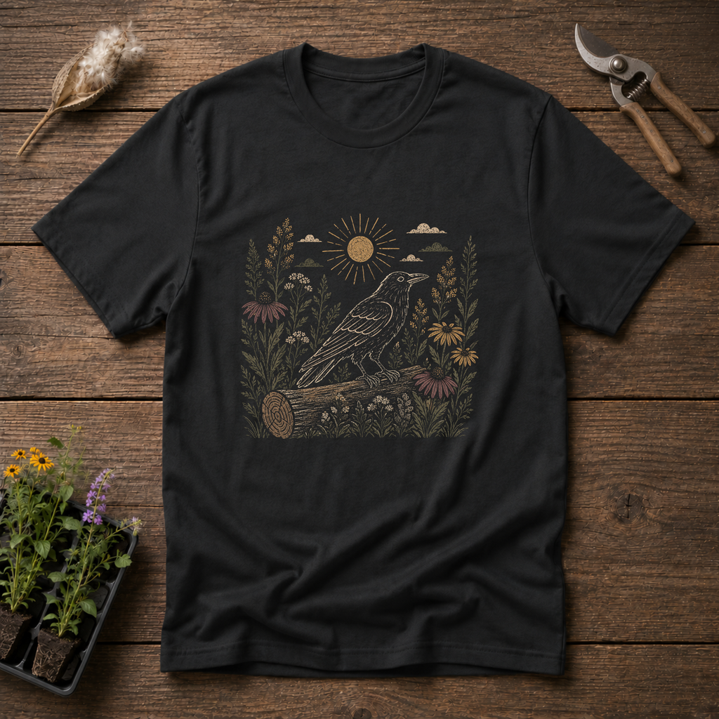 Rustic Crow Meadow T-Shirt