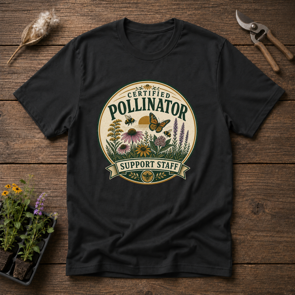 Certified Pollinator Support Staff T-Shirt