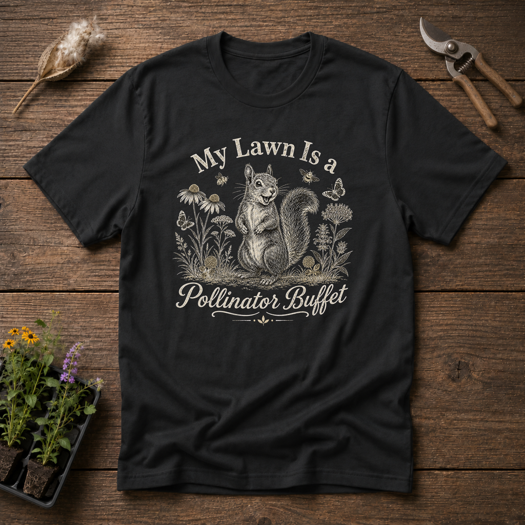 My Lawn Is a Pollinator Buffet T-Shirt