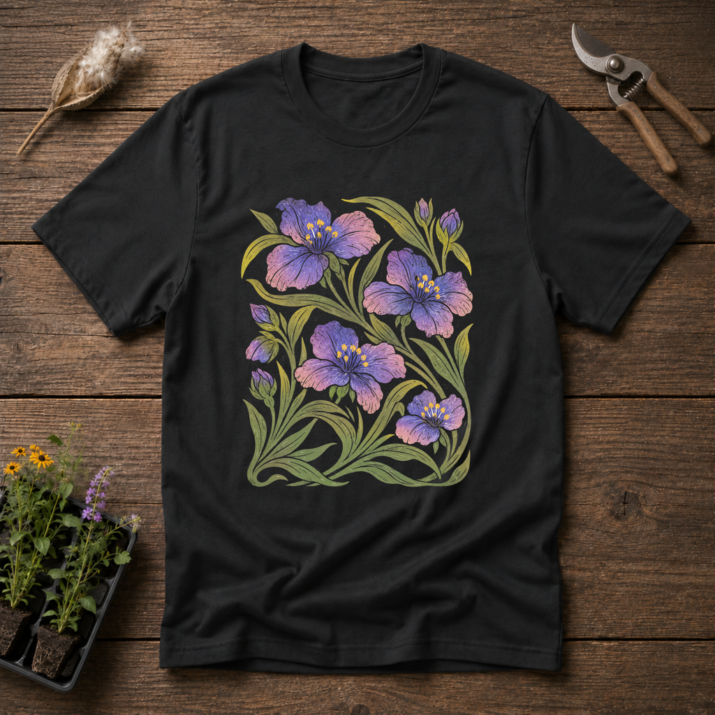 Spiderwort Flower T-Shirt