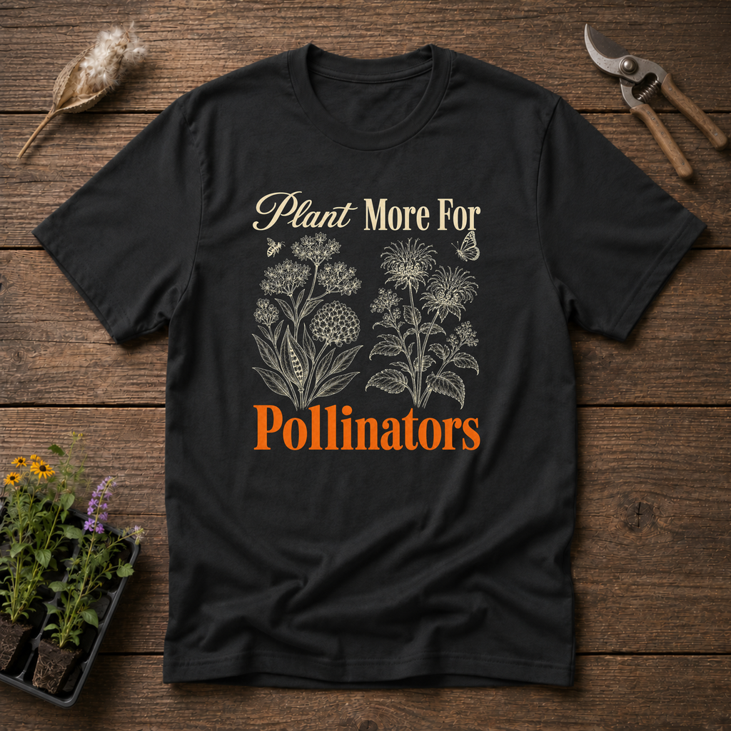 Plant More For Pollinators T-Shirt