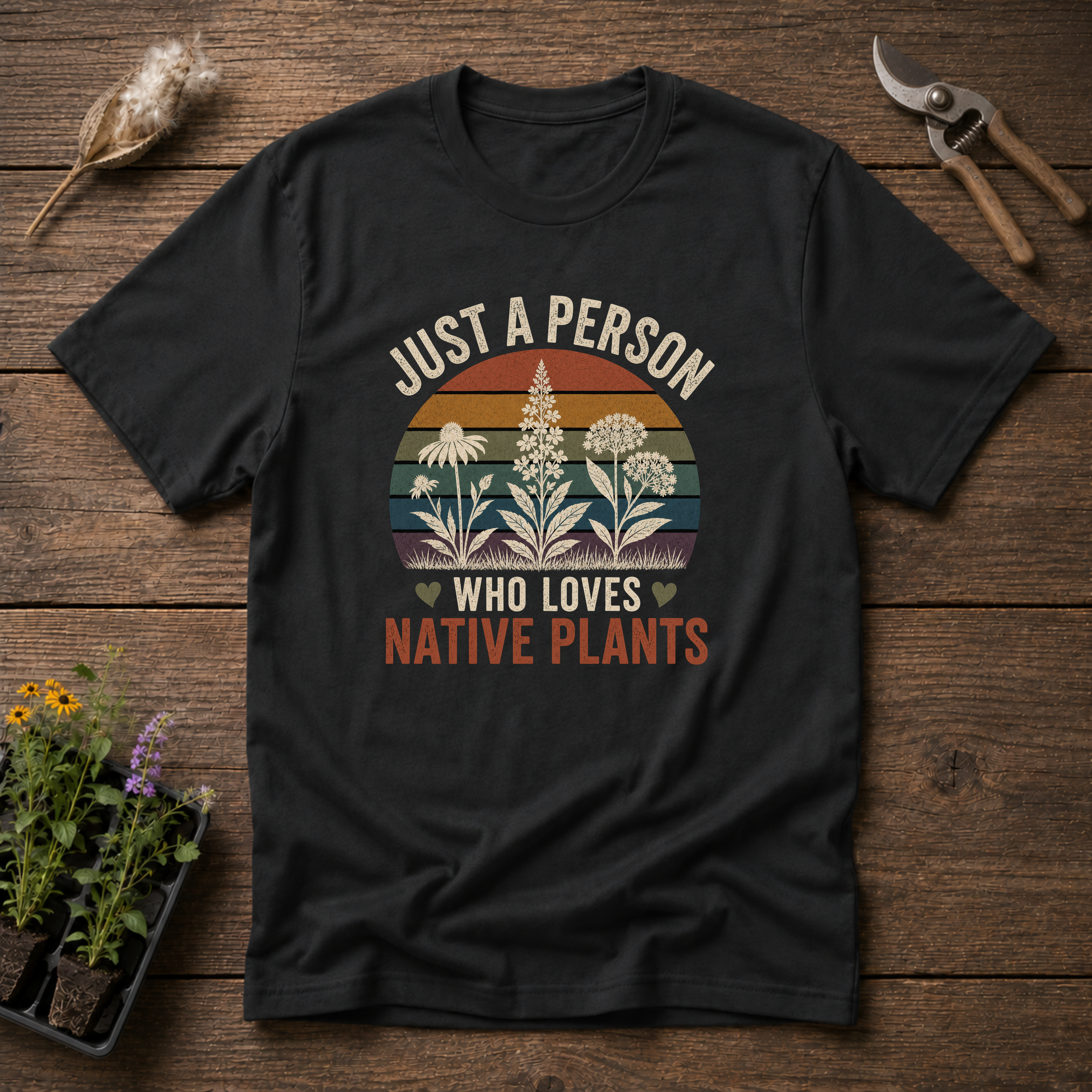 Just a Person Who Loves Native Plants T-Shirt