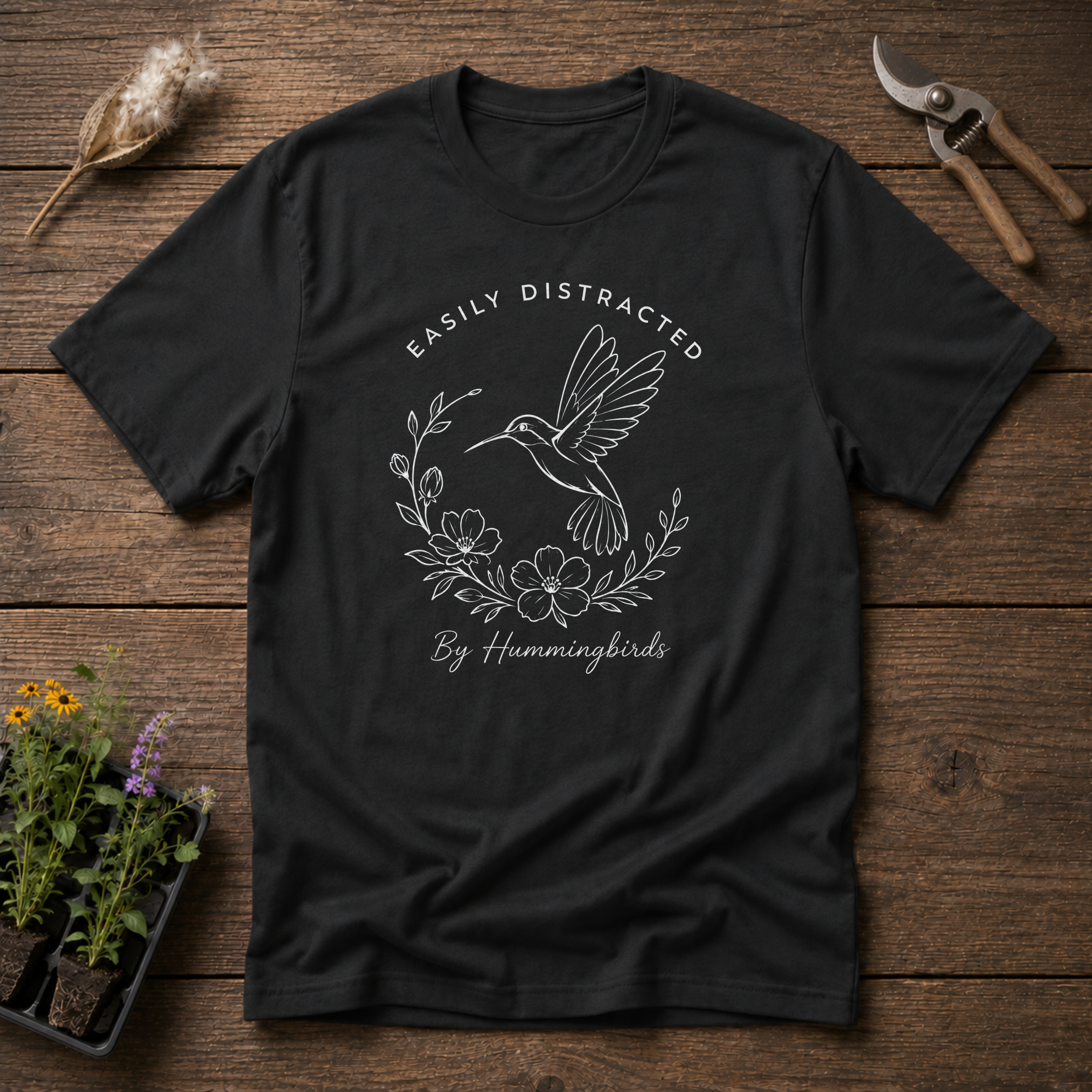 Easily Distracted By Hummingbirds T-Shirt