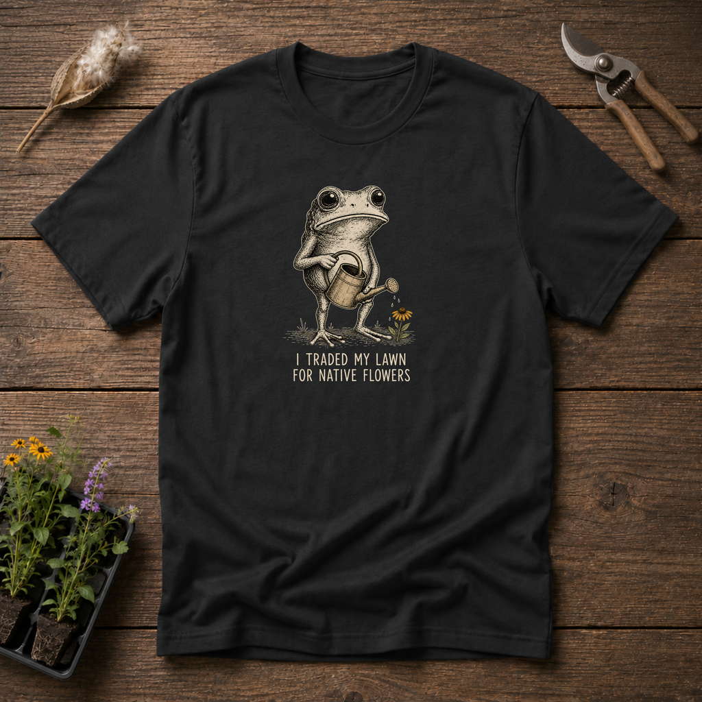 I Traded My Lawn For Native Flowers T-Shirt