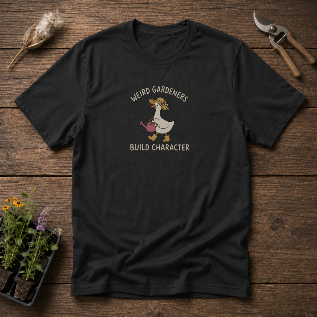 Weird Gardeners Build Character T-Shirt