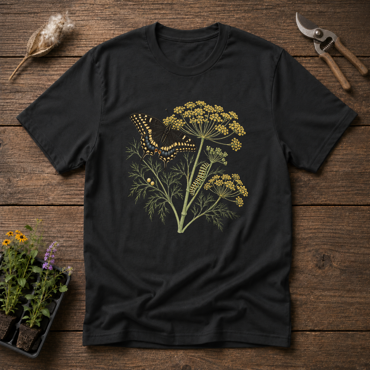 Black Swallowtail Fennel T-Shirt