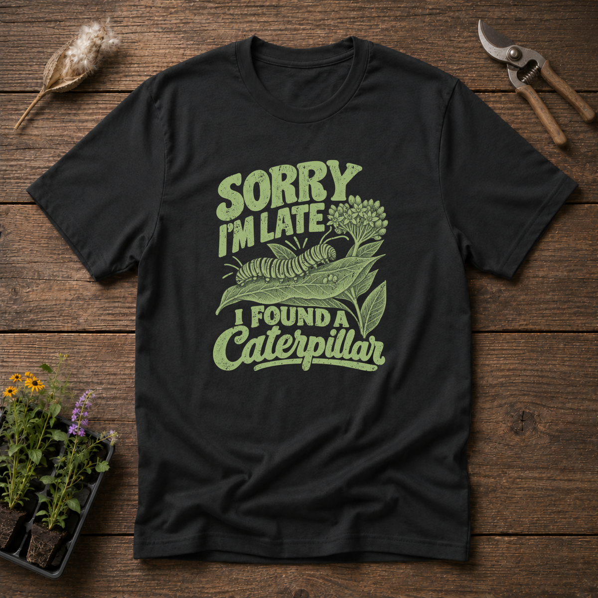 Found a Caterpillar T-Shirt