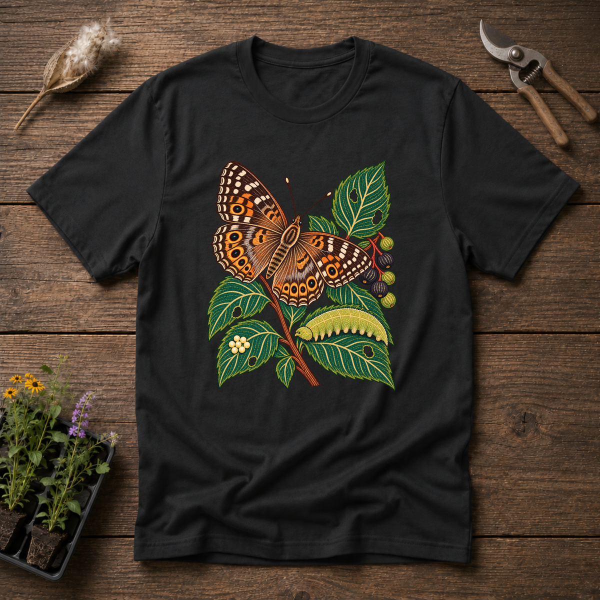 Hackberry Emperor T-Shirt in Black