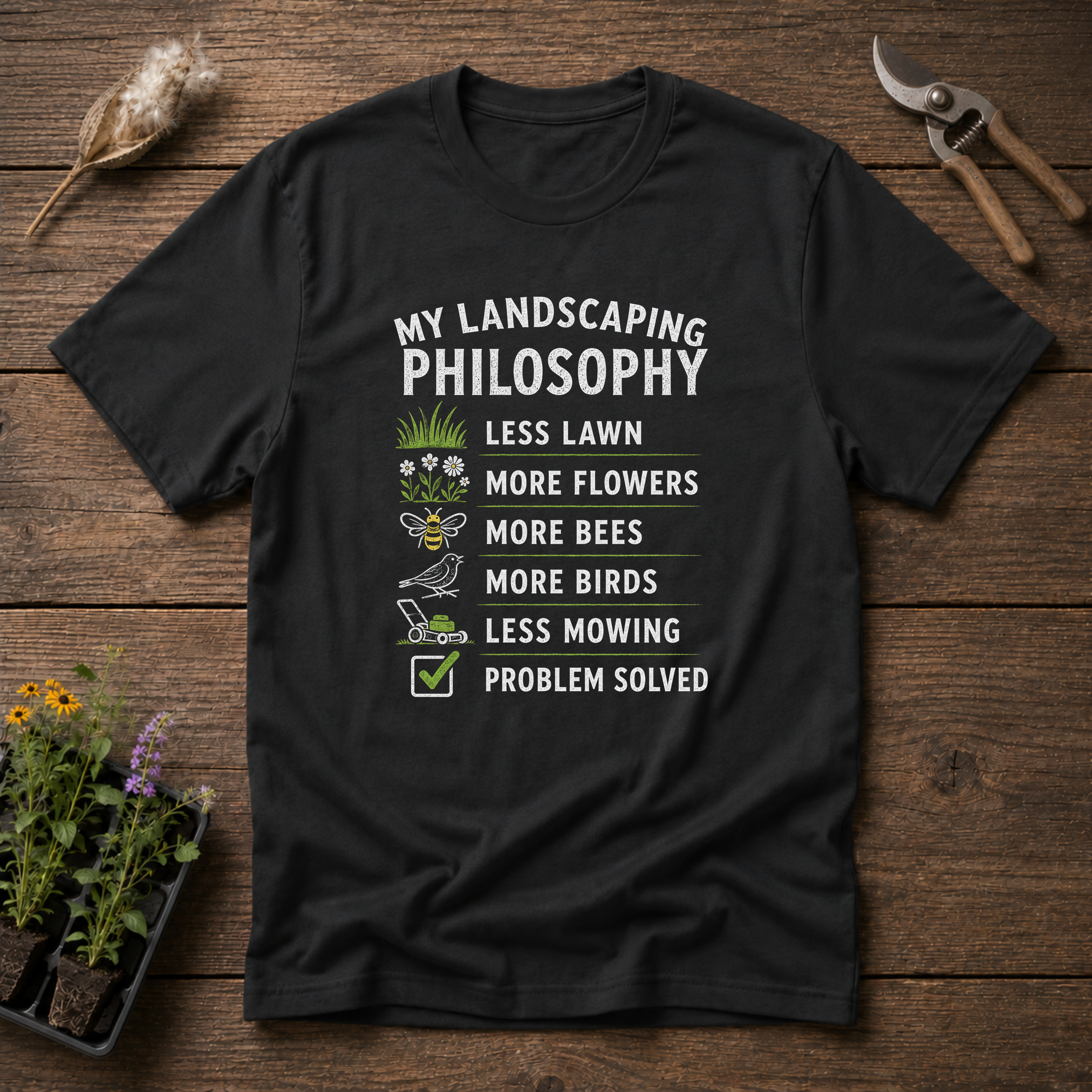 My Landscaping Is My Philosophy T-Shirt